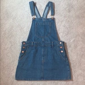 Denim Overall Skirt